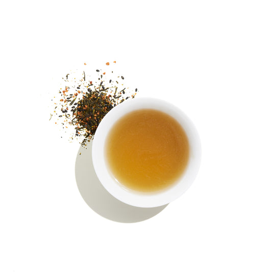 Black Sesame Sencha の茶葉