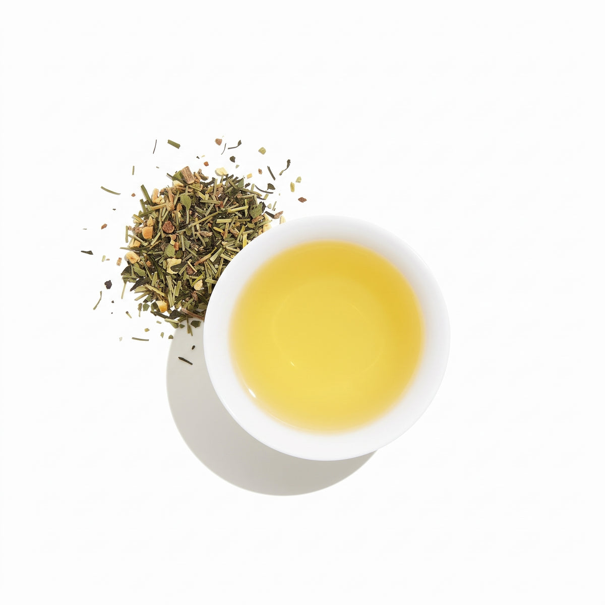 Deep-Steamed Sencha with Wakan Herbs & Lemon の茶葉