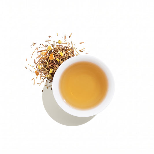 Kuki Hojicha Herbal Blend の茶葉