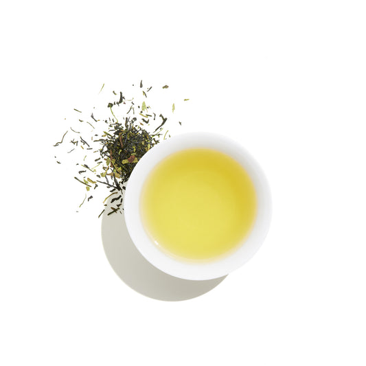 Gyokuro with Stevia の茶葉