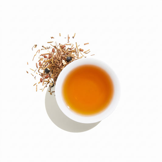 Hojicha with Black Soybean & Brown Rice の茶葉