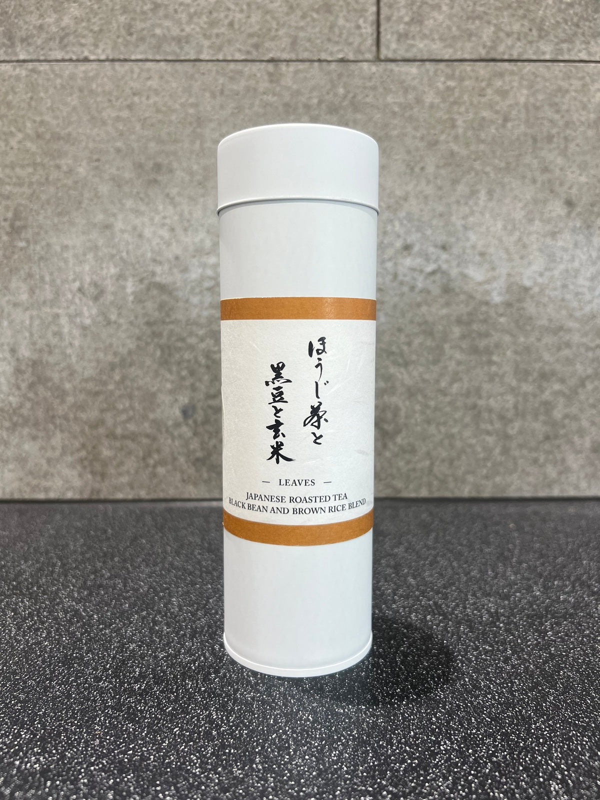 Hojicha with Black Soybean & Brown Rice — canister